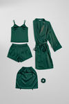 Zivame Luxe Satin 5 Pc Sleep Set - June Bag — thumbnail 2